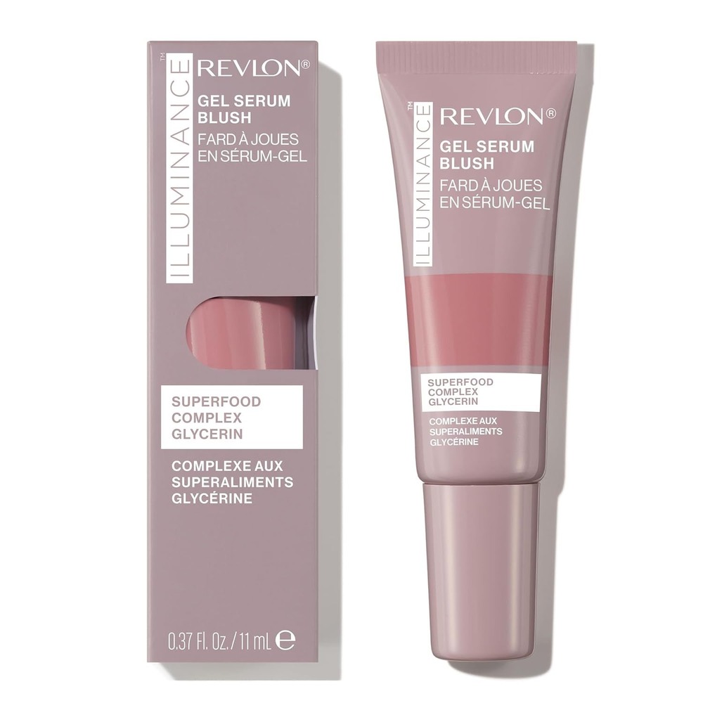 Revlon Illuminance Gel Serum Blush 110 Enchanting Mauve 0.37oz Hydrating Makeup